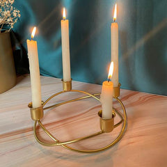 Iron Candlestick Candle Holder