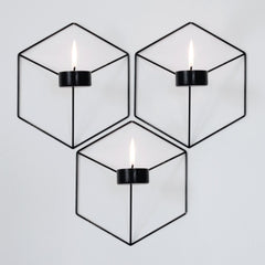 1pc Metal Hexagonal Candle Holder