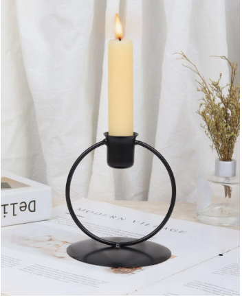 1pc Metal Candlestick Candle Holder