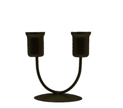 1pc Metal Candle Holder 2 Arm