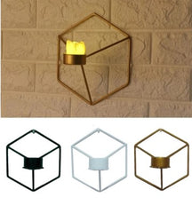 1pc Metal Hexagonal Candle Holder